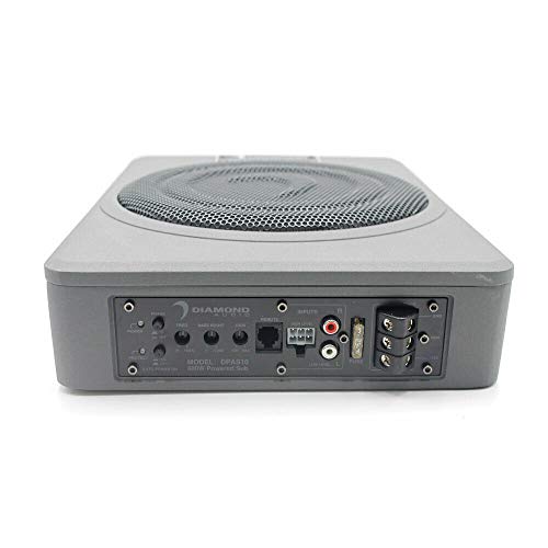 Diamond Audio DPAS10 10" 500W RMS Amplified Subwoofer with Enclosure