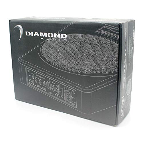 Diamond Audio DPAS10 10" 500W RMS Amplified Subwoofer with Enclosure