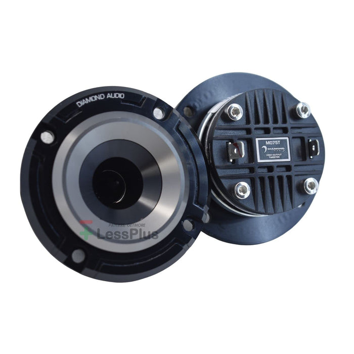 Diamond Audio MO75T 0.75" 30W RMS Motorsport Series Horn Tweeter Kit