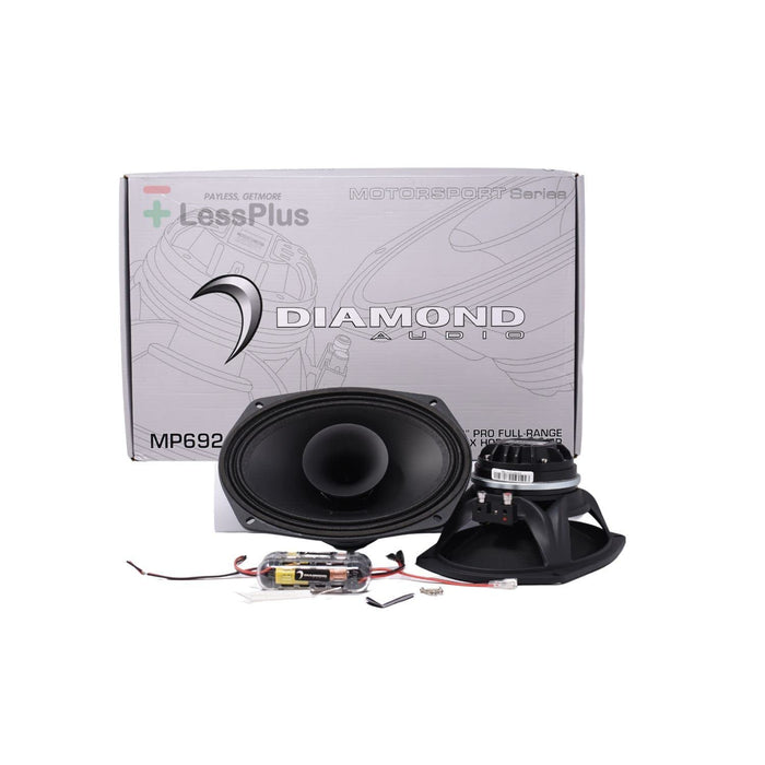 Diamond Audio MP692 6x9" 100W RMS Motorsport Pro Series 2-Way Coaxial Speakers (pair)
