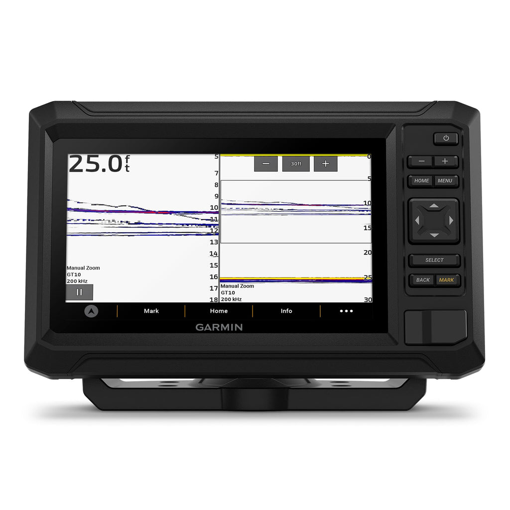 Garmin ECHOMAP UHD2 73sv 7" Ice Fishing Bundle with ECHOMAP UHD2 73sv & GT10HN-IF Transducer (010-02684-35)