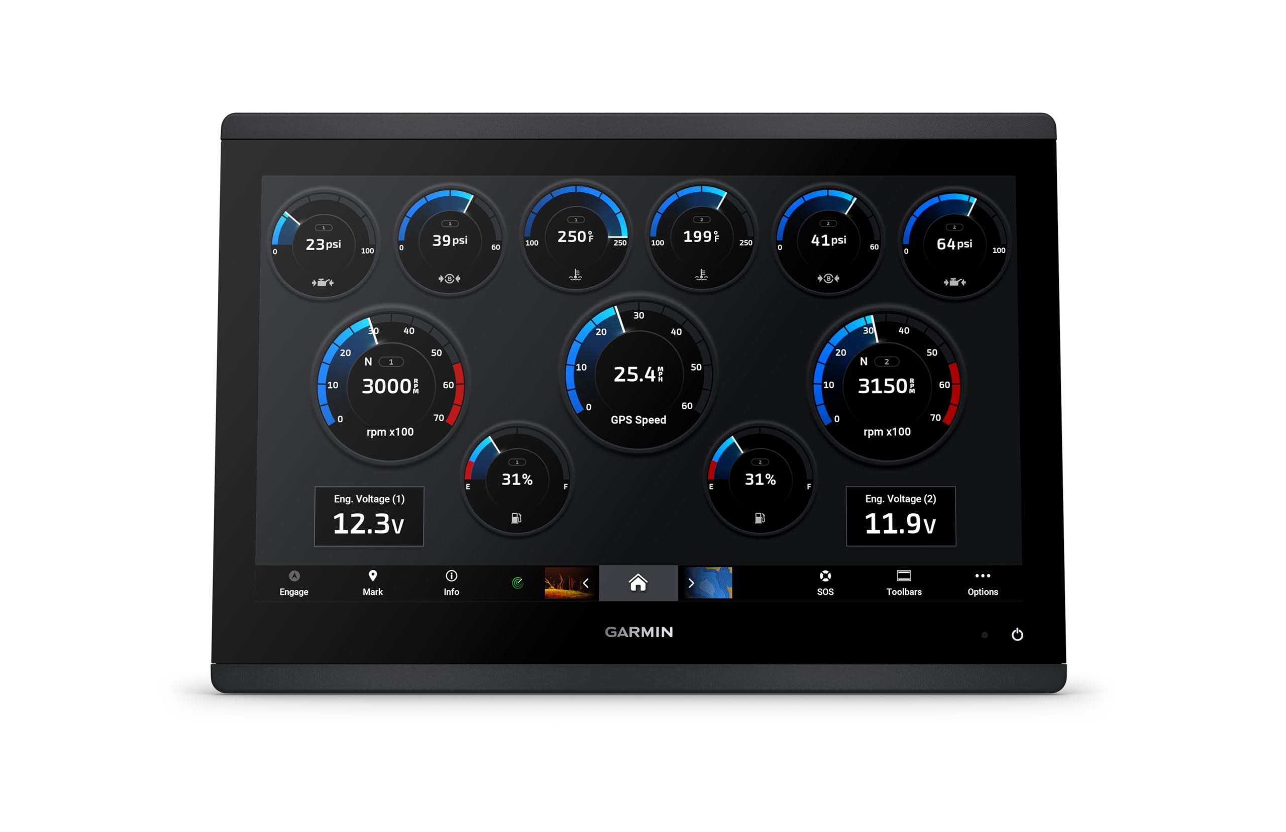 Garmin GPSMAP 1623xsv Combo GPS/Fishfinder (010-02919-02)