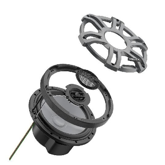 HERTZ AUDIO HMX 7.7 S-LD-G - 7.7" 4 Ohm SPORTS COAX RGB LED SET | 78040327