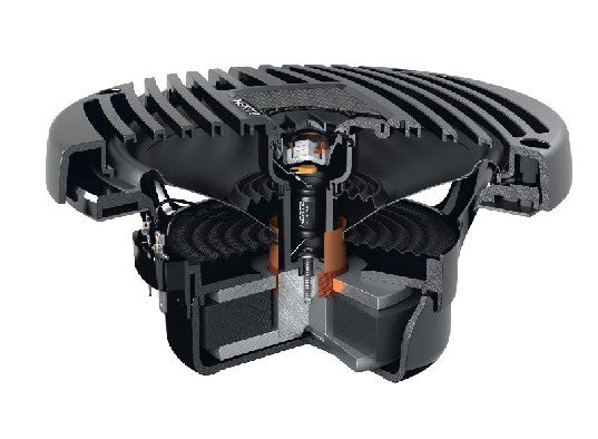 HERTZ AUDIO HEX 6.5 M-TC - 6.5" 4 Ohm MARINE COAX - TOTAL CHARCOAL | 78040371