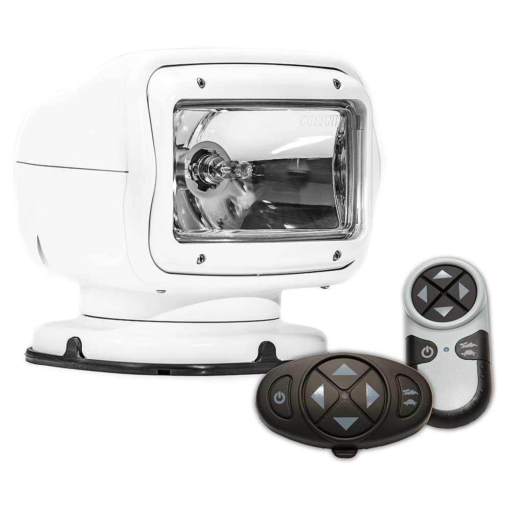 Golight 2007GT Radioray GT Series Permanent Mount - White Halogen - Wireless Handheld & Wireless Dash Mount Remotes