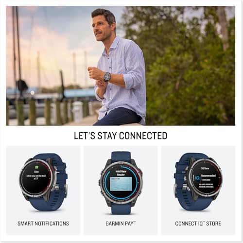 Garmin quatix 8 - 47Mm AMOLED Marine GPS Smartwatch (010-02904-50)