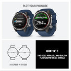 Garmin quatix 8 - 47Mm AMOLED Marine GPS Smartwatch (010-02904-50)