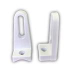 PlashLights Billet Aluminum Light Bar "L" Mount - .375" Slot - Pair | L8-WHT-PAIR