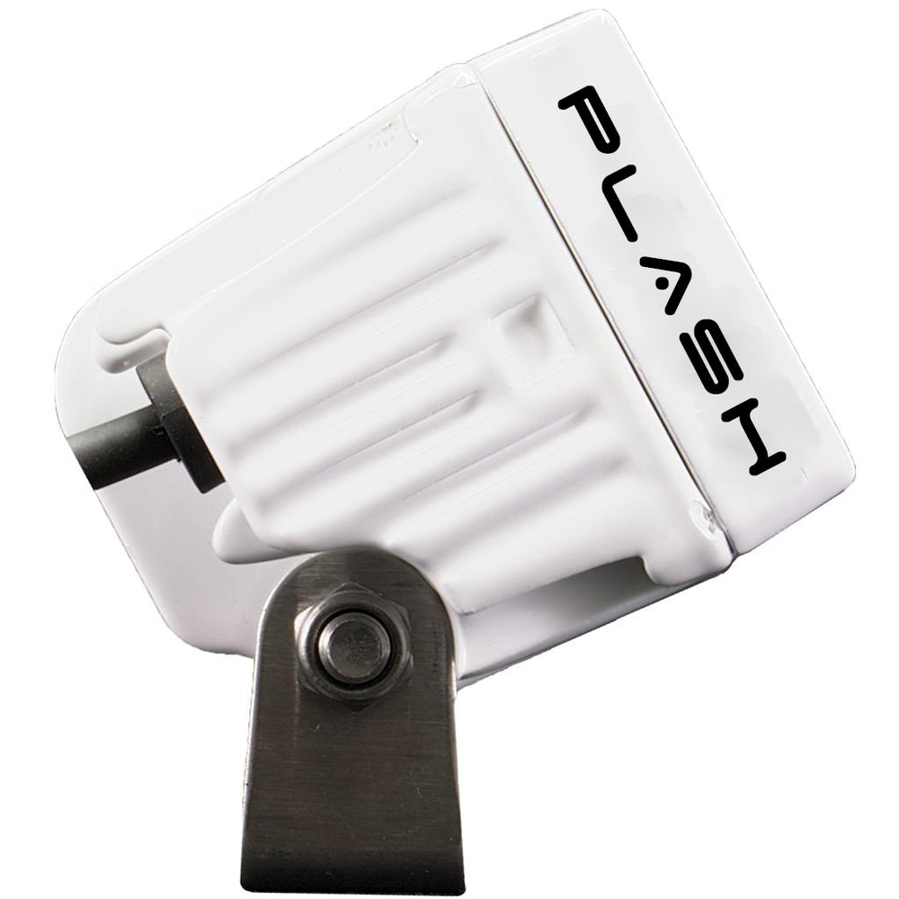 PlashLights 20W Low Profile LED Spreader Light - 120 Scene Flood - White Housing | 20-LP-SC-WHT