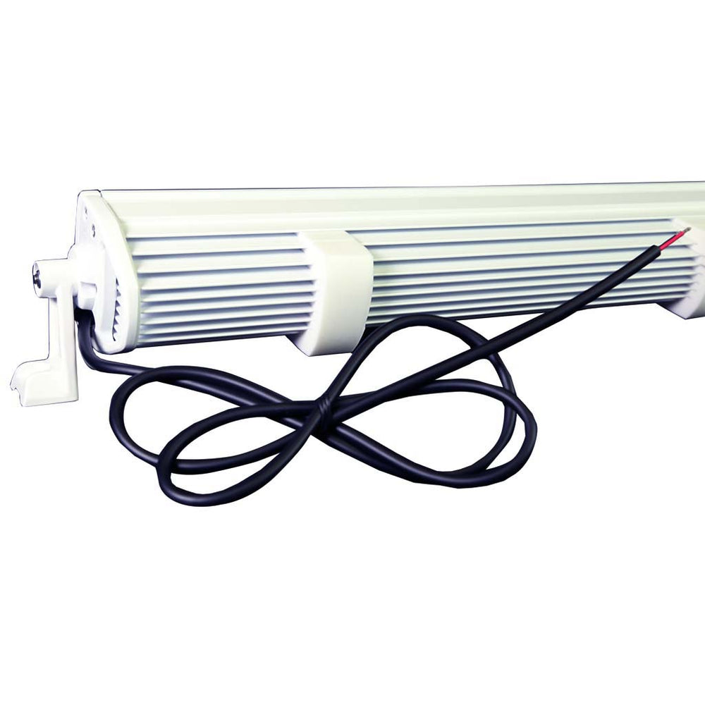PlashLights 30" XX-Series LED Light Bar - 5W - Straight - White Housing | XX-30-5W-WHT