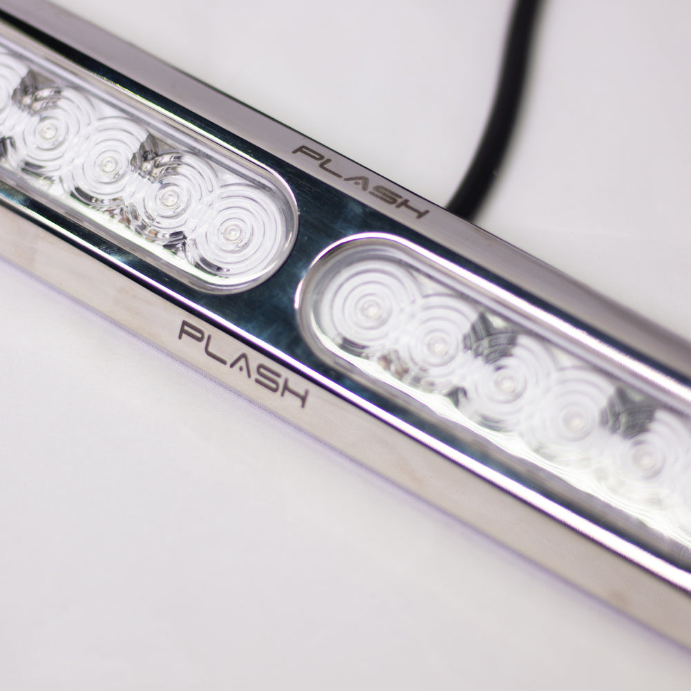 PlashLights Poquito 60W Underwater Transom Light - Green - Pair | PL-UWL-60W-GRN-K