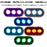 PlashLights RGB Pair - 180W - 13,950 Lm/Ea - Includes RGB Controller | PL-UWL-180RGB-K