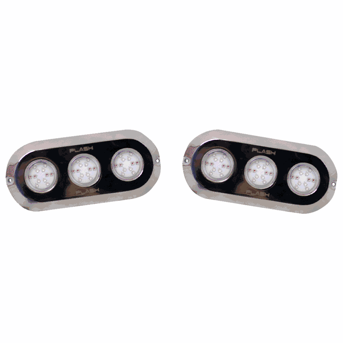 PlashLights RGB Pair - 180W - 13,950 Lm/Ea - Includes RGB Controller | PL-UWL-180RGB-K