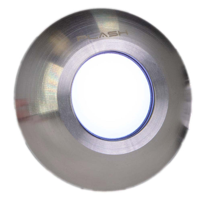 PlashLights Gravity Surface Mounted LED Deck Light - Stainless Steel - Cool White | UL-1014-EL-CW-SS