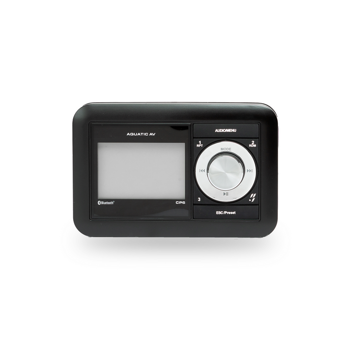 Aquatic AV CP6 AM/FM Compact Waterproof Marine Bluetooth Stereo with USB Port (CP611)