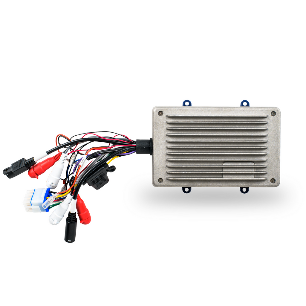 Aquatic AV Bluecube6 Mini Waterproof Bluetooth Hide-Away Stereo with 288W Amp, RCA input, RCA output (BC631)