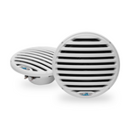 Aquatic AV EC121 Economy 6.5" Waterproof Marine Coaxial Speakers, 160W Total Power, 4 Ohm, Matte White, Pair