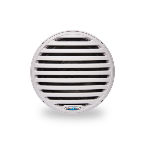 Aquatic AV EC121 Economy 6.5" Waterproof Marine Coaxial Speakers, 160W Total Power, 4 Ohm, Matte White, Pair
