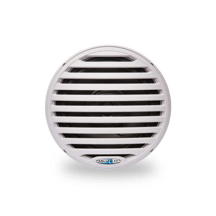 Aquatic AV EC121 Economy 6.5" Waterproof Marine Coaxial Speakers, 160W Total Power, 4 Ohm, Matte White, Pair