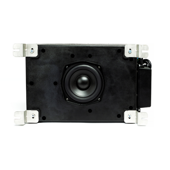 Aquatic AV SWA6Mini Waterproof Marine 4-Channel Amplified Bluetooth Combined Stereo Subwoofer (SW632)