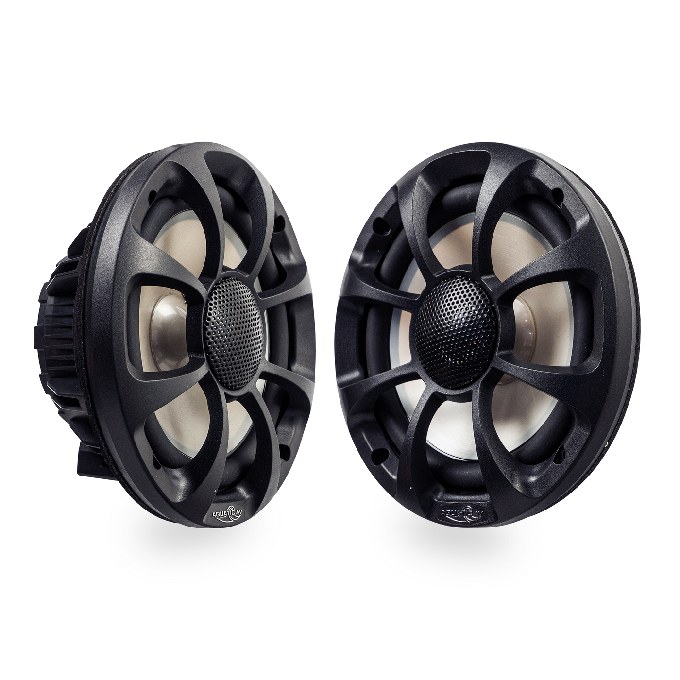 Aquatic AV PX312 6.5" Pro Sport Marine Coaxial Speakers - Pair, Waterproof, Black (PX312)