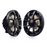 Aquatic AV PX312 6.5" Pro Sport Marine Coaxial Speakers - Pair, Waterproof, Black (PX312)