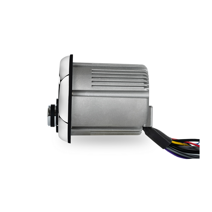 Aquatic AV EG200 Marine Stereo Kit: GP1 Bluetooth Gauge Stereo and 2 pairs of White 6.5" Marine Speakers