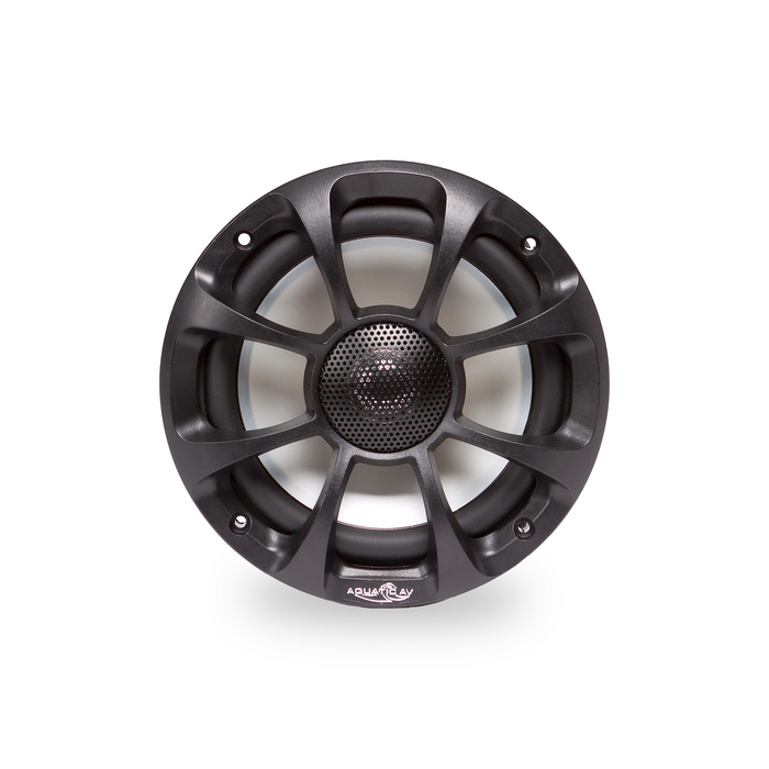 Aquatic AV CK501 PRO Sport Platinum Kit : SWA6 Amplified Bluetooth Stereo Subwoofer with 2 pairs of 6.5" PRO Sport Black Coaxial Speakers