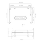 Aquatic AV CK503 PRO Classic Platinum Kit : SWA6 Amplified Bluetooth Stereo Subwoofer with 2 pairs of 6.5" PRO Classic White Coaxial Speakers