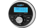 Aquatic AV WR5 Wired 2-Way Remote Control for 5-Series Marine Stereos, Backlit LCD, IP65 Waterproof, Black, 92mm Diameter (WR500)