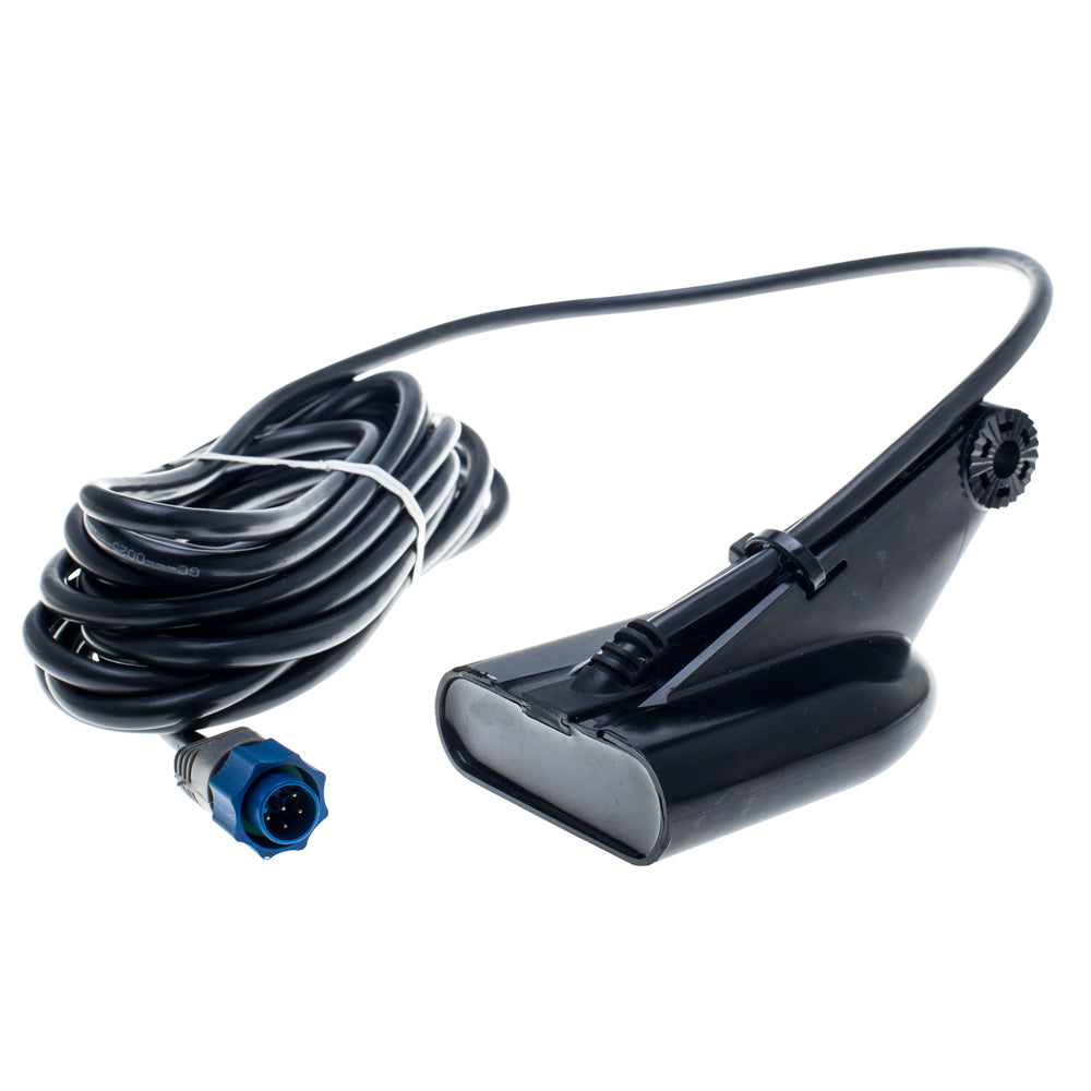Lowrance Transom-Mount Skimmer Hdi 50/200 and 455/800KHZ Transducer 50 kHz/200 kHz Broadband and DownScan™ Transducer (000-10977-001)