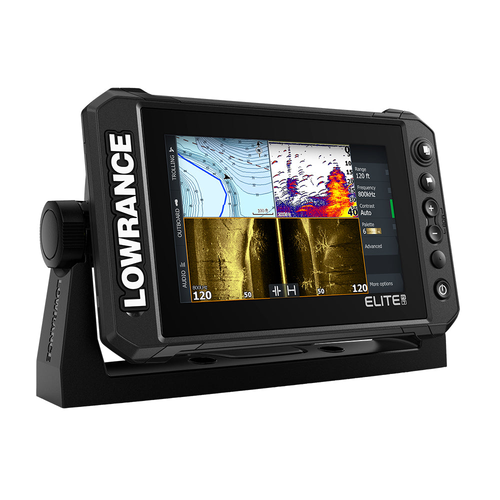 Lowrance Elite FS 7 Chartplotter/Fishfinder with HDI Transom-Mount Transducer (000-15696-001)