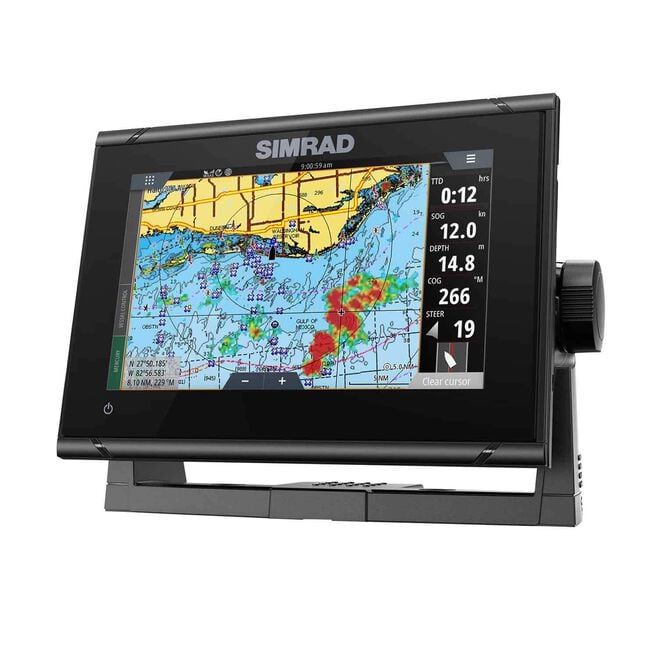 Simirada Ship Simrad GO7 XSR Chartplotter/Fishfinder with HDI Transom-Mount Transduc ...