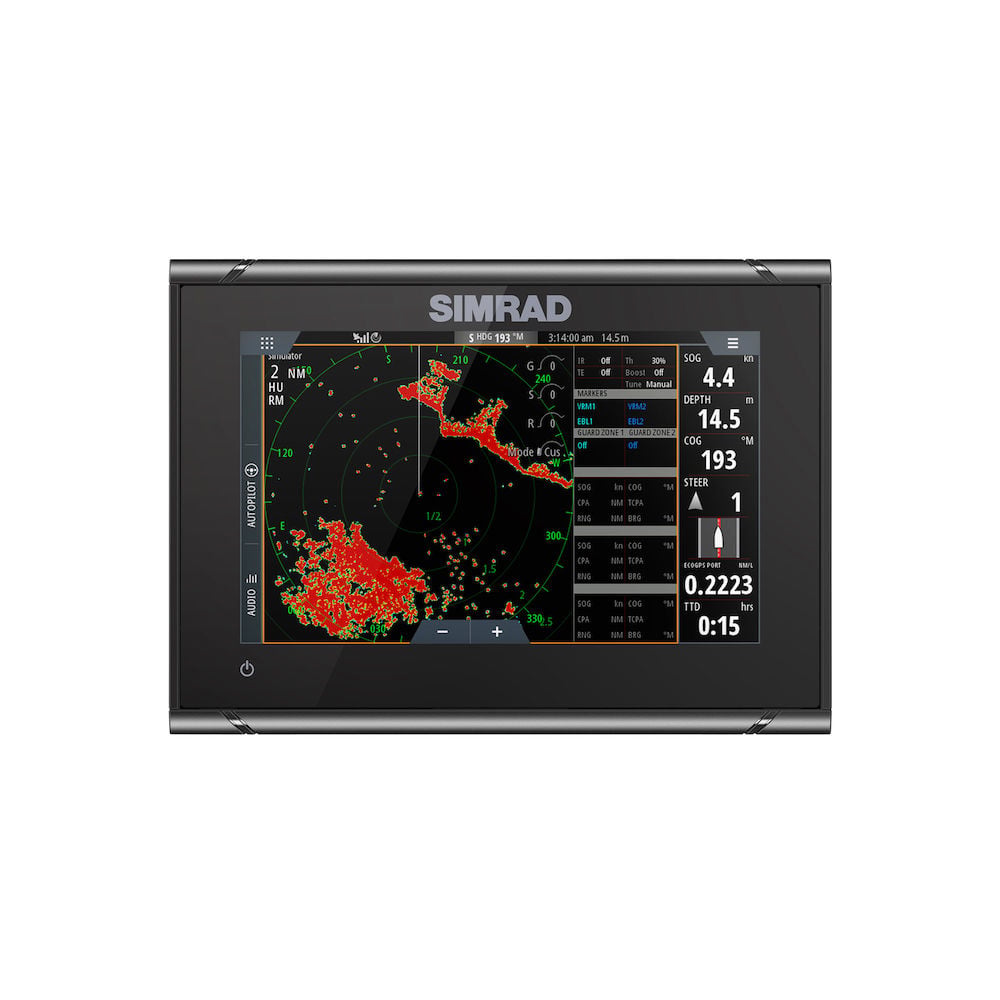 Simirada Ship Simrad GO7 XSR Chartplotter/Fishfinder with HDI Transom-Mount Transduc ...