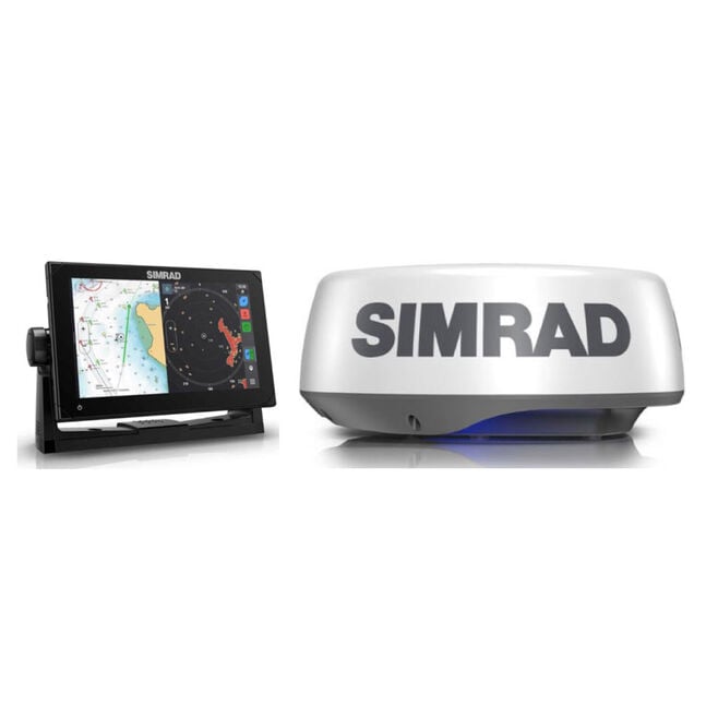 Simrad NSX 3009 9" Multifunction Display Radar Bundle with HALO20+ Radar Dome and Active Imaging 3-in-1 Transducer (000-15377-001)