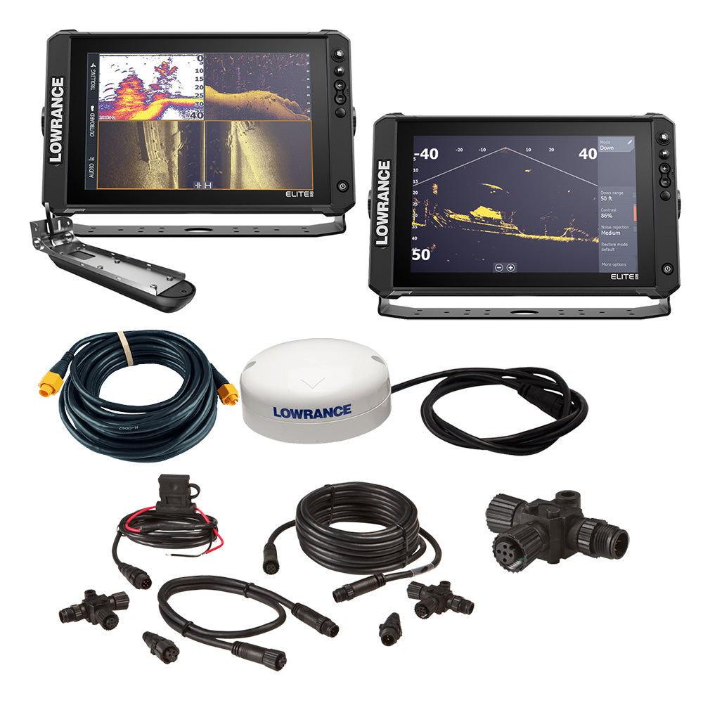 Lowrance Elite FS 12 "Boat in a Box" Bundle (000-16477-001)