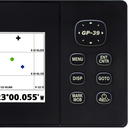 Furuno GP39 4.2" Color LCD GPS/WAAS Navigator with GPA017 GPS Antenna