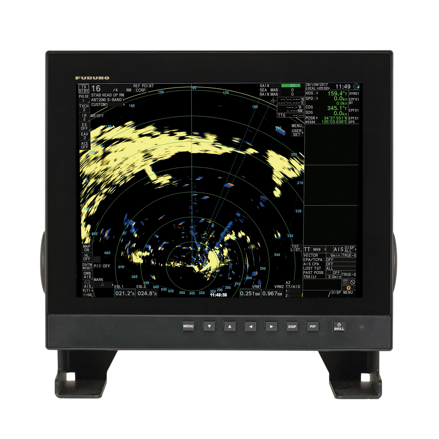 Furuno MU152HD 15" Color LCD Marine Display Monitor