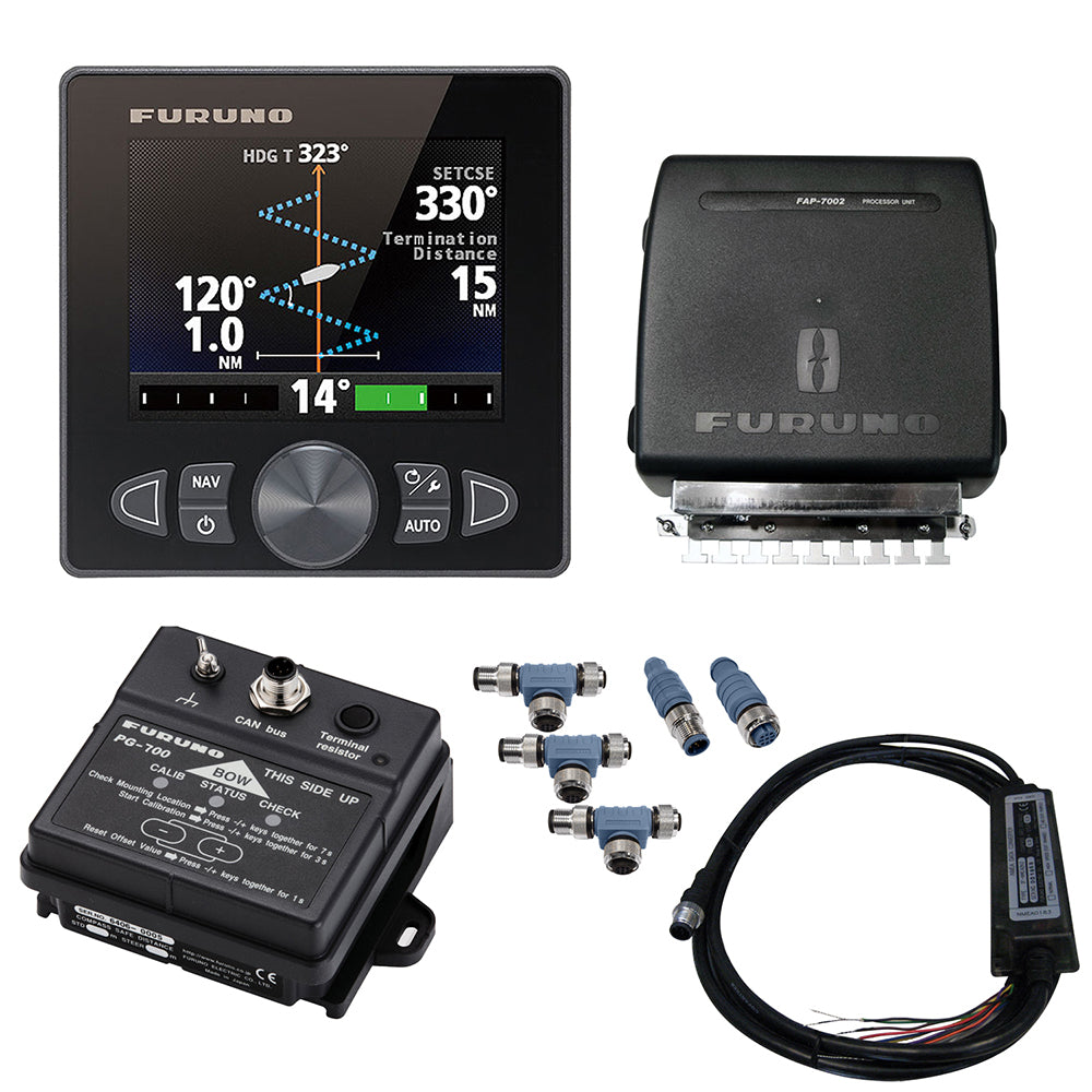 Furuno NavPilot 711C Self-Learning Adaptive Autopilot Package with 4.1" Color LCD for SeaStar Optimus (NAVPILOT 711C/OB-OPT)