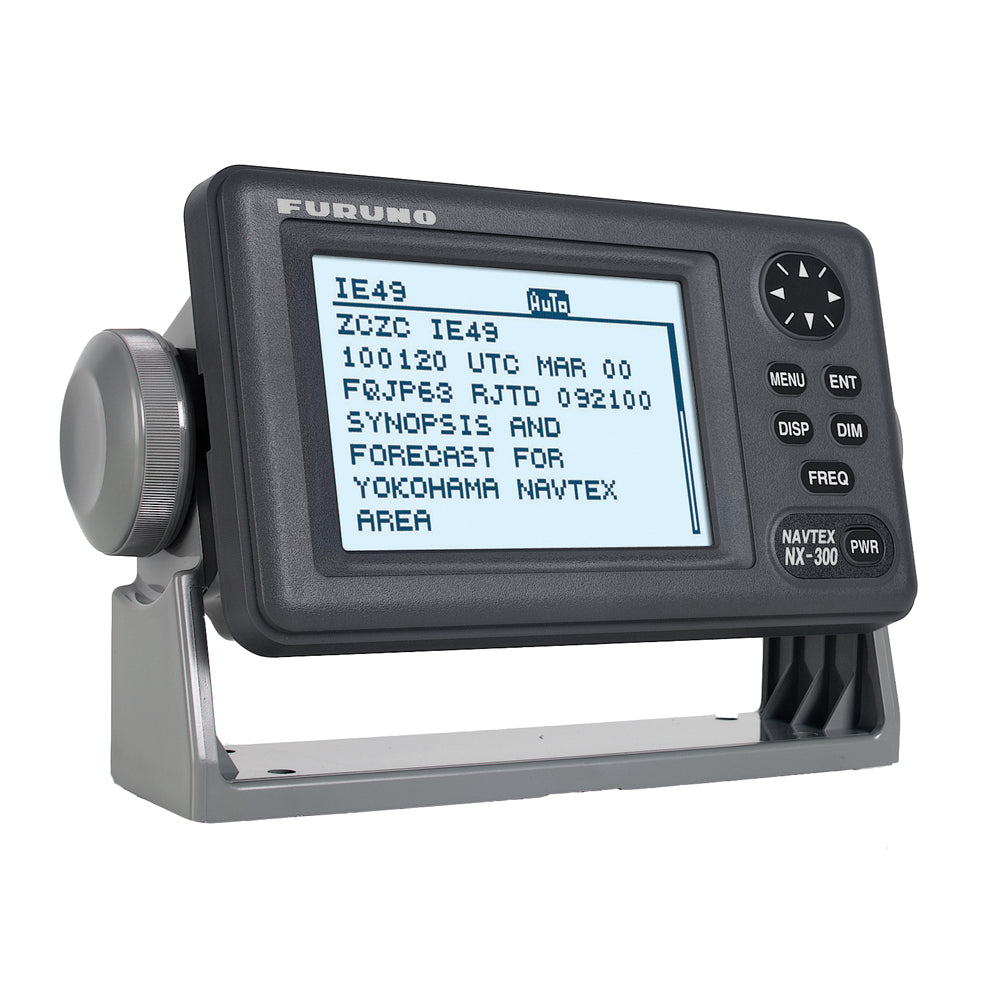 Furuno NX300 Paperless NAVTEX Receiver with 8-Line 4.5" Monochrome LCD Display