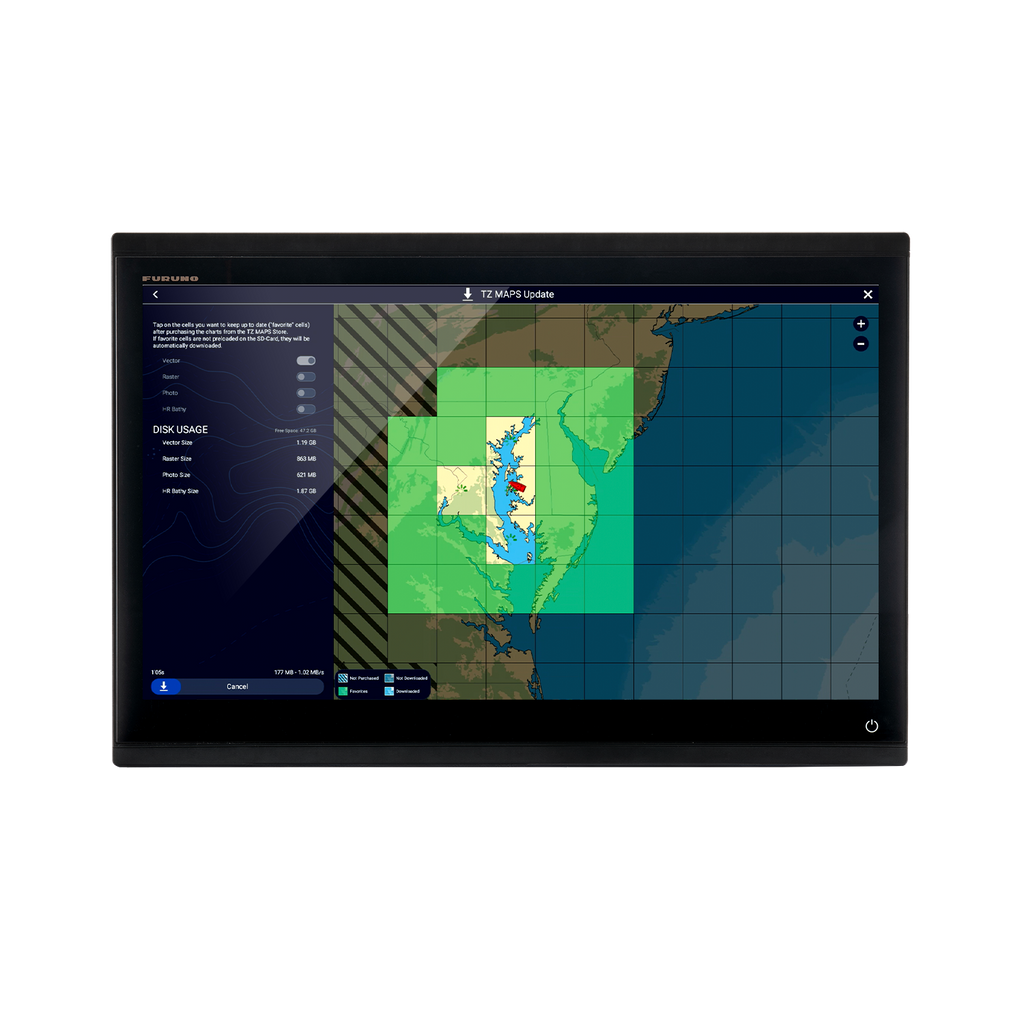 Furuno TZT22X 22" NavNet TZtouchXL Multifunction Mulit-Touch Display