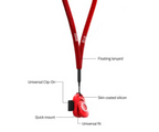 FELL Marine MOB+ xTAG Kit - Neck Lanyard, PFD Clip, and Silicon Tag xFOB Holders for Wireless Man Overboard Safety System (72.380.307)
