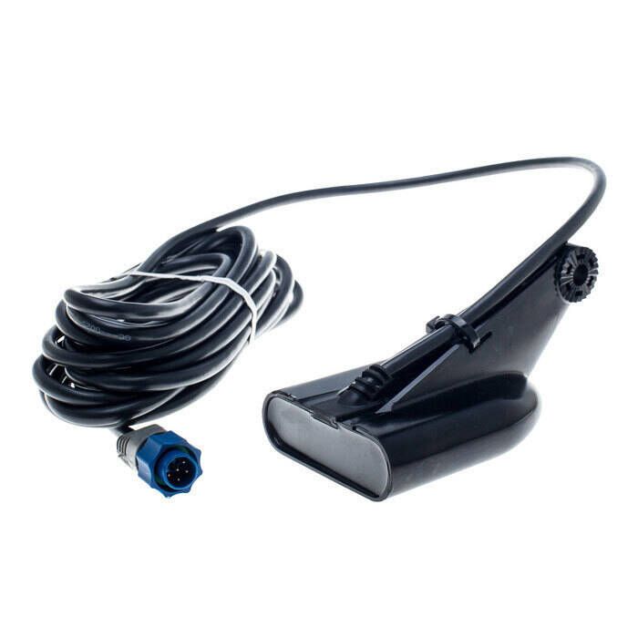 Lowrance HST-DFSBL Dual Frequency Transom-Mount Transducer with Temperature Sensor (000-0106-77)