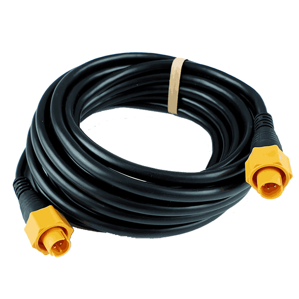 Lowrance ETHEXT-25YL 25' 7.6M Ethernet Cable with 5-Pin Yellow Connectors (000-0127-30)