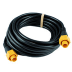 Lowrance ETHEXT-25YL 25' 7.6M Ethernet Cable with 5-Pin Yellow Connectors (000-0127-30)