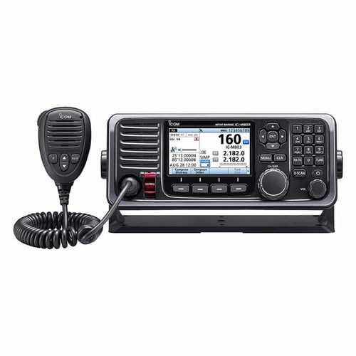 Icom IC-M803 Recreational SSB Radio GPS/GLONASS/SBAS Receiver with DSC, 4.3" Color TFT Display, and Microphone (M803)