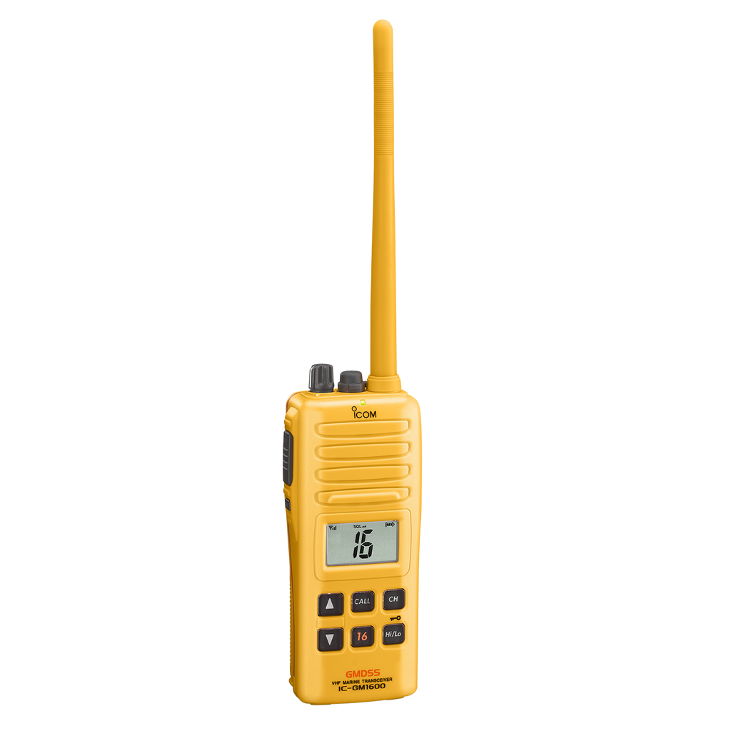 Icom IC-GM1600 GMDSS-Compliant VHF Handheld with BP-234 Battery & Charger (GM1600DU 71 USA)