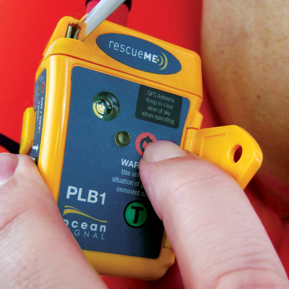 Ocean Signal RescueME PLB1 Personal Locator Beacon with7-Year Battery Storage Life (730S-01261)