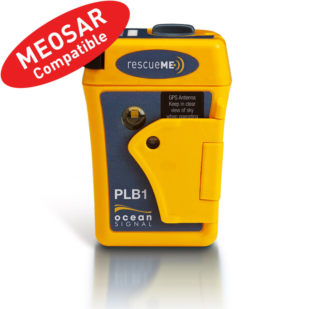 Ocean Signal RescueME PLB1 Personal Locator Beacon with7-Year Battery Storage Life (730S-01261)