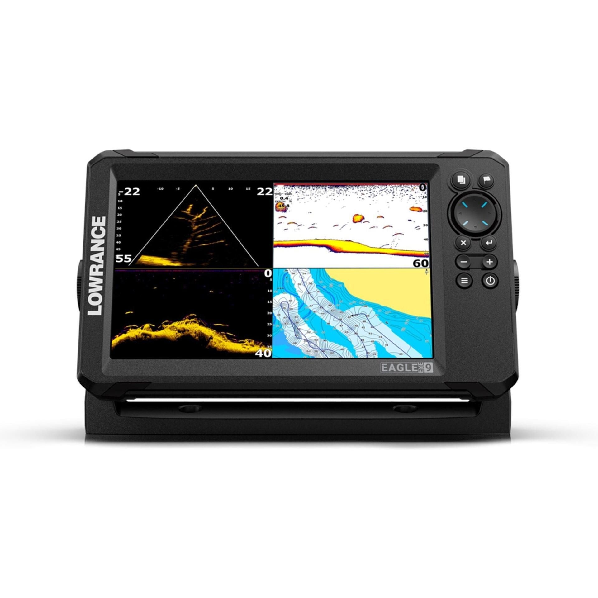 Lowrance Eagle Eye 9 Live with Transom-Mount Transducer and C-MAP Inland Charts (000-16129-001)